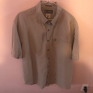 Columbia Mens Xco Tan Shirt Sz L